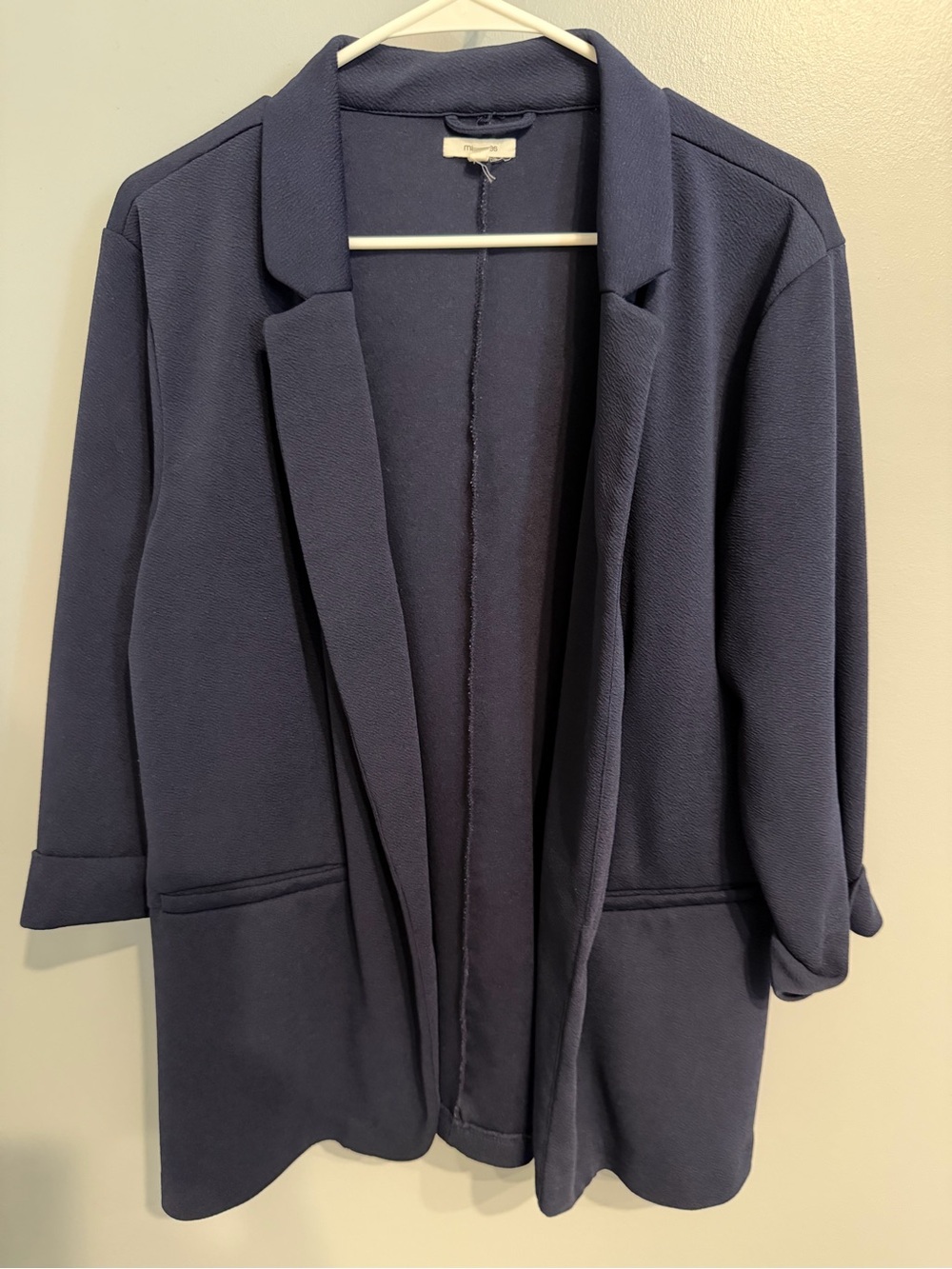Maurices Navy Relaxed Open-Front Blazer